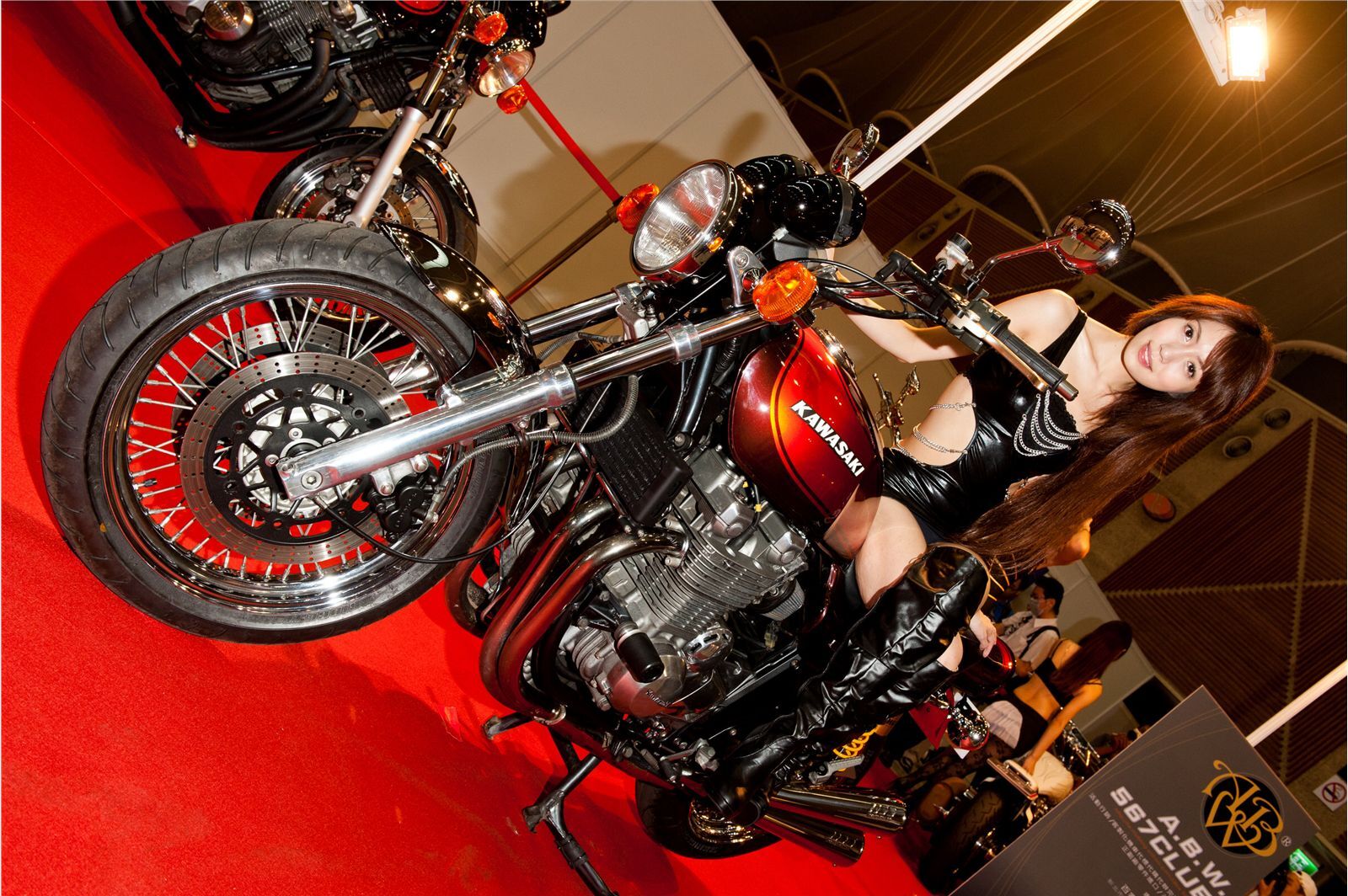 檳榔西施裝藝術展 之四：摩托篇  台湾模特写真